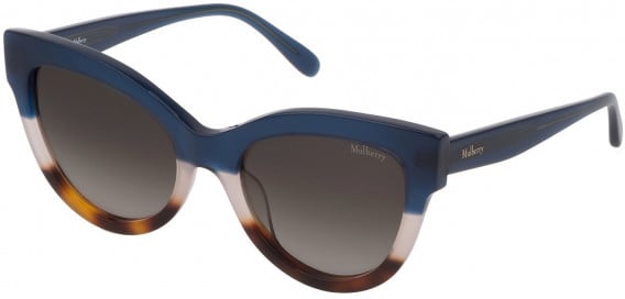 Mulberry SML032V sunglasses in Shiny Blue/Petroleum
