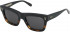 Mulberry SML097 sunglasses in Black Gradient Striped Brown/Ochre