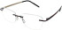 Reykjavik Eyes Arna glasses in Brush Red