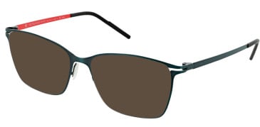 Reykjavik Eyes Kristin sunglasses in Teal/Red