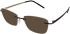 Reykjavik Eyes Arna sunglasses in Brush Red
