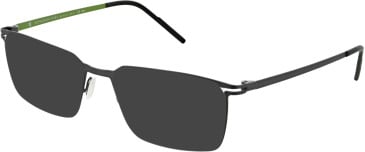Reykjavik Eyes Hextor sunglasses in Gun/Green