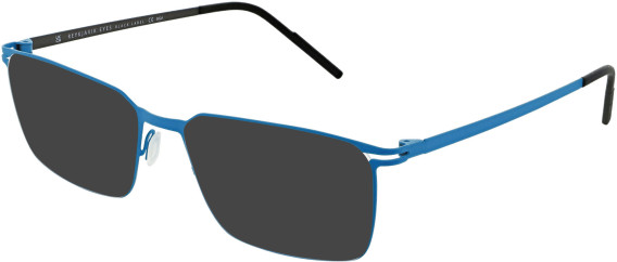 Reykjavik Eyes Hextor sunglasses in Bright Blue/Gun