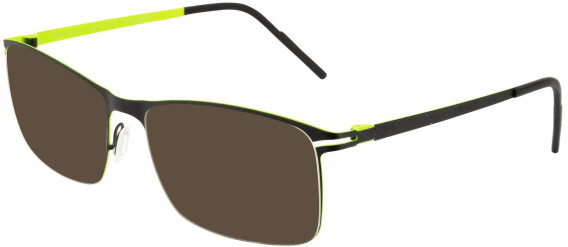 Reykjavik Eyes Loki-54 sunglasses in Black/Green