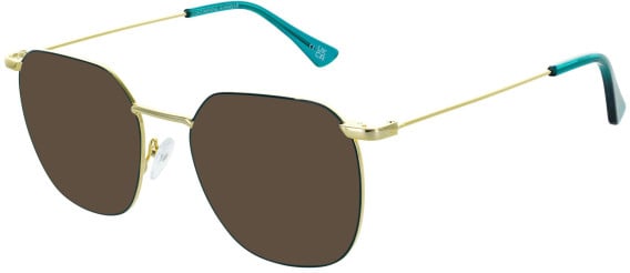 Zenith Zenith 103 sunglasses in Gold/Dark Green
