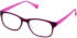 Lazer Kids Lazer Junior 2112-46 kids glasses in Grape/Pink
