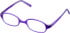 Lazer Kids Lazer Junior 2116-43 kids glasses in Purple