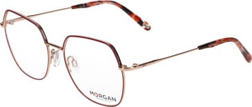 Morgan 3230 glasses in Rose Gold/Red