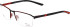 Jaguar 3593-57 glasses in Black/Red