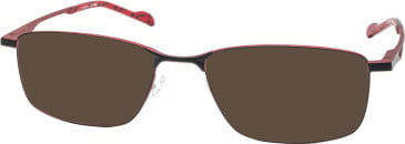 RIP CURL HOM062 sunglasses in Black/Red
