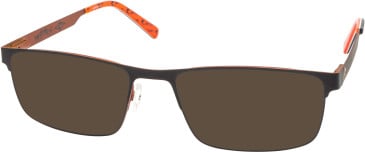 RIP CURL HOM064 sunglasses in Black/Orange