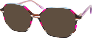 After AF154 sunglasses in Black/Pink