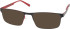 RIP CURL HOM064 sunglasses in Black/Red