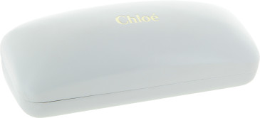 Chloe Glasses Hard Case in White/Gold