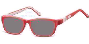 SFE-10607 kids sunglasses in Red