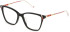 YALEA VYA018V glasses in SHINY BLACK
