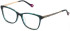 YALEA VYA006L glasses in TOP GREEN+HAVANA