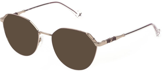 YALEA VYA017 Sunglasses in SH.RED GOLD W/COLOURED PARTS