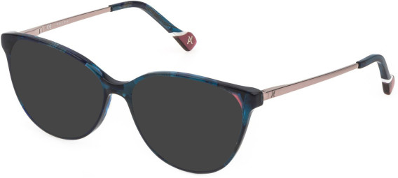 YALEA VYA010 Sunglasses in STRIPED BLUE