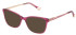 YALEA VYA006L Sunglasses in TRANSP.PINK TOP+POWDER PINK