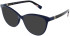FURLA VFU446 Sunglasses in SHINY FULL BLUE