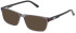 FILA VFI034 Sunglasses in SHINY TRANSP. GREY