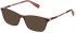 FURLA VFU494 Sunglasses in STRIPED BORDEAUX+PINK