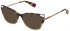 FURLA VFU499 Sunglasses in BLACK/KAKI HAVANA + BEIGE