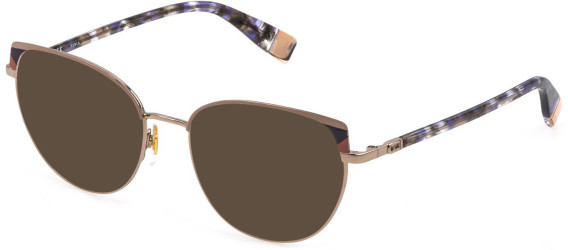 FURLA VFU504 Sunglasses in SH.RED GOLD W/COLOURED PARTS