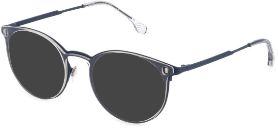LOZZA VL2376 Sunglasses in SHINY TRANSP.GREY