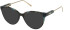 NINA RICCI VNR291 Sunglasses in BROWN/AZURE PATTERN