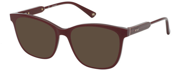 NINA RICCI VNR313 Sunglasses in FULL BORDEAUX