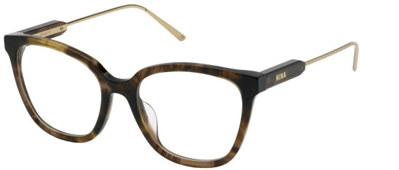 NINA RICCI VNR290 glasses in SHINY MELANGE BROWN