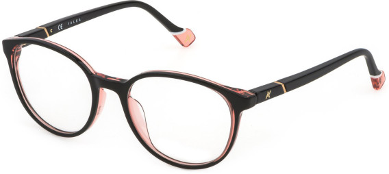 YALEA VYA007V glasses in BLACK TOP+CORAL