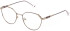 YALEA VYA017 glasses in SH.RED GOLD W/COLOURED PARTS