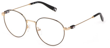 FILA VFI450 glasses in Rose Gold/Black