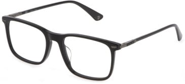 POLICE LEWIS HAMILTON VPLF80 glasses in Shiny Black