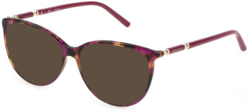 ESCADA VESC84 sunglasses in Shiny Brown/Red Havana