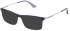 POLICE VPLD08-55 sunglasses in Shiny Blue Top/Grey