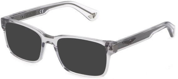 POLICE VPLE36N sunglasses in Shiny Transparent Grey