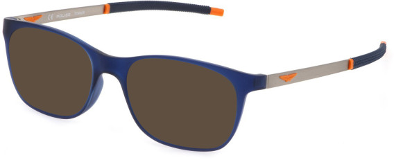 POLICE VPLF86 sunglasses in Matt Transparent Blue