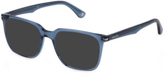 POLICE VPLG73 sunglasses in Transparent Blue