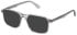 POLICE VPLG74 sunglasses in Transparent Grey