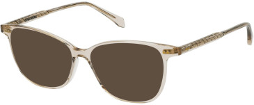 ZADIG&VOLTAIRE VZV332 sunglasses in Shiny Transparent Apricot