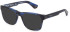 POLICE LEWIS HAMILTON VPLE37N sunglasses in Shiny Striped Blue