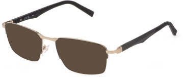FILA VFI444 sunglasses in Shiny Rose Gold/Black