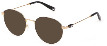 FILA VFI450 sunglasses in Rose Gold/Black