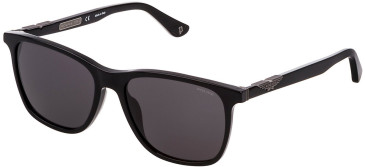 POLICE Spl872 glasses in SHINY BLACK