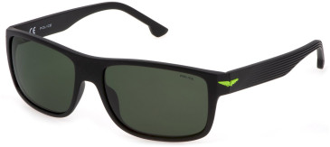 POLICE Splb39e glasses in MATT BLACK