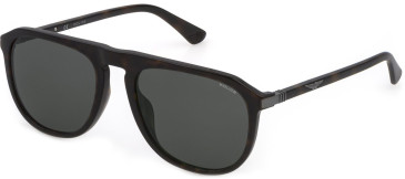 POLICE SPLE06 sunglasses in Shiny Dark Havana